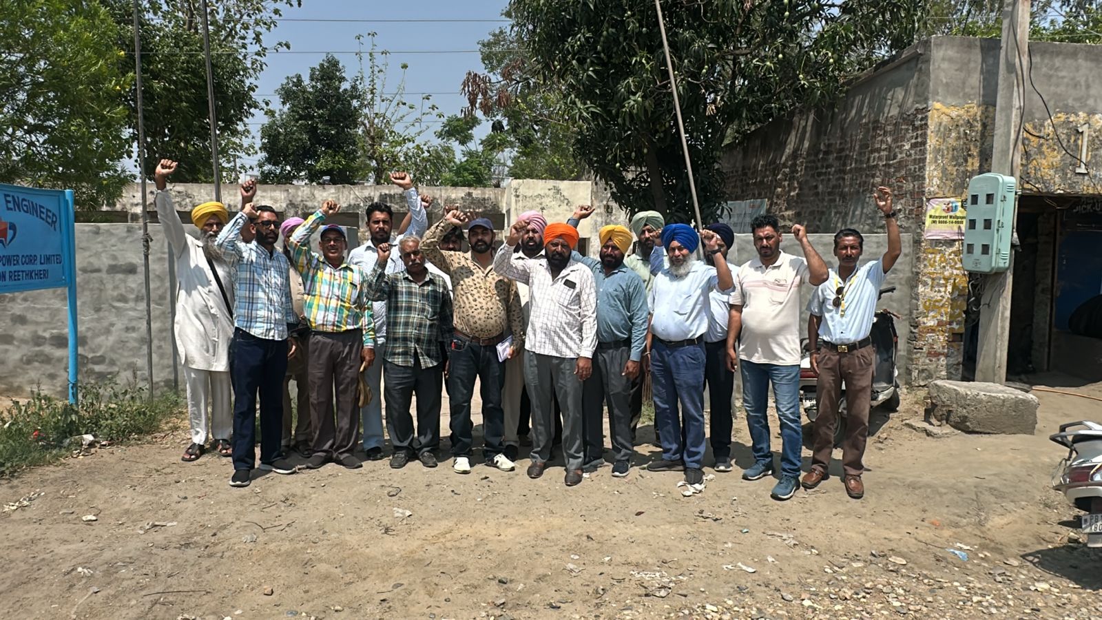 Technical Service Union Circle Patiala organised rallies at sub-division level in support of CHB workers.